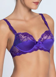 Splendeur Soie Ocean Bleu Full Cup Bra