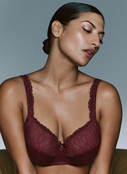 Salerno Evening Red Full Cup Bra
