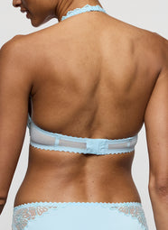 Jane Milky Blue Padded Bra Heartshape