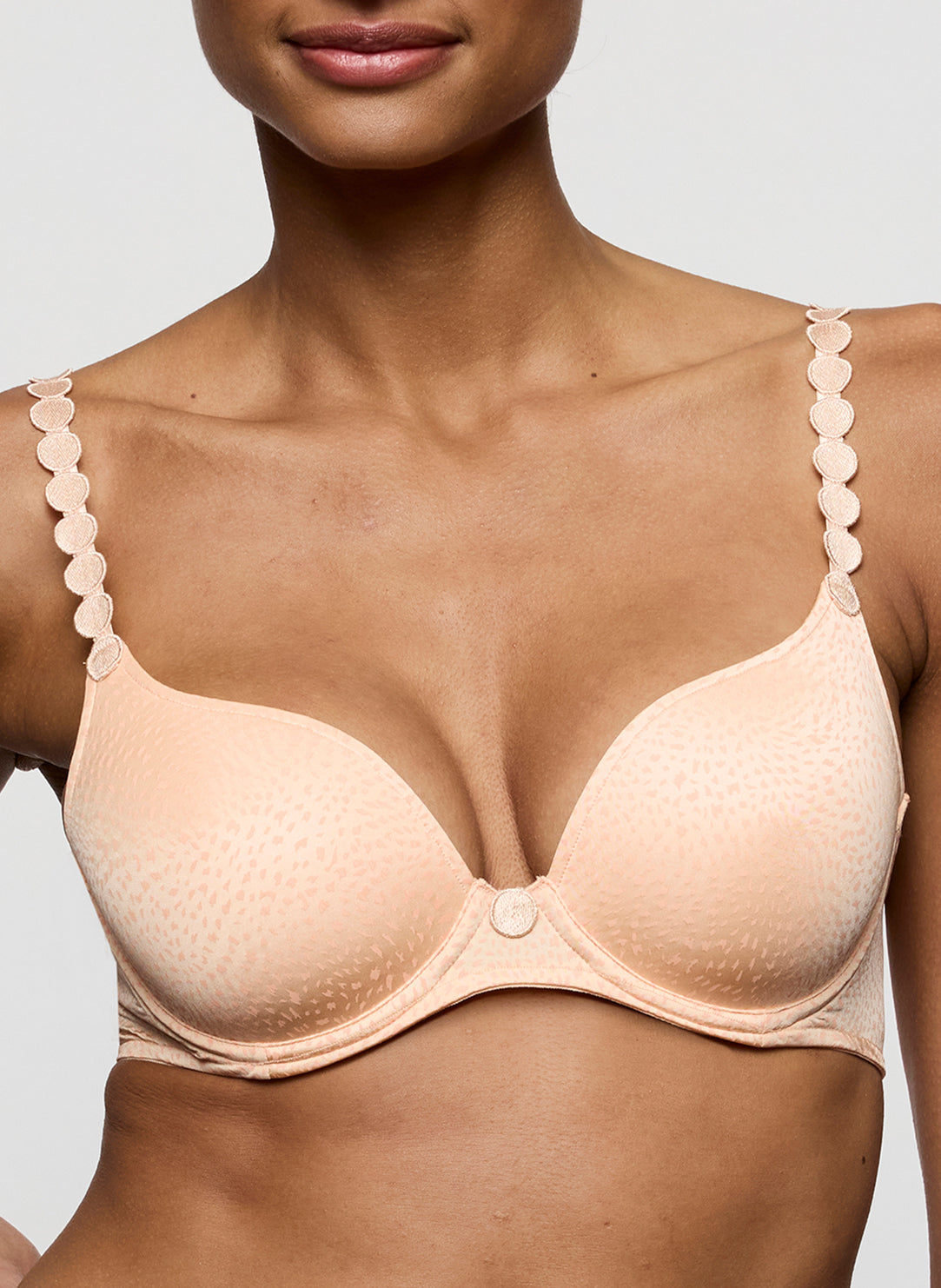 Tom Peach Whisper Padded Bra Heartshape