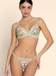 Libertine En Fleurs Nature Libertine String Thong