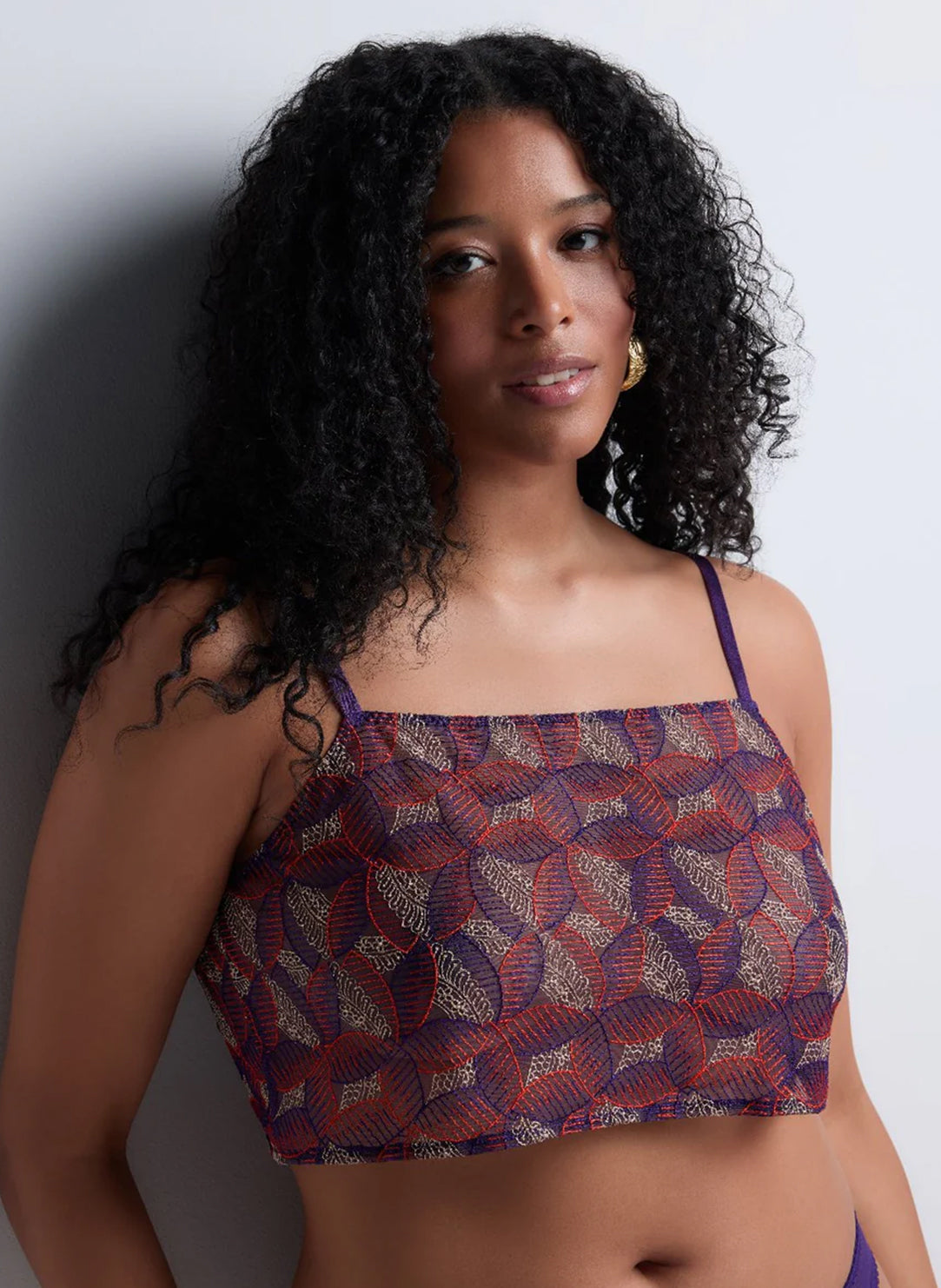 Life Celebration Vivid Purple Crop Top