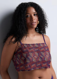 Life Celebration Vivid Purple Crop Top