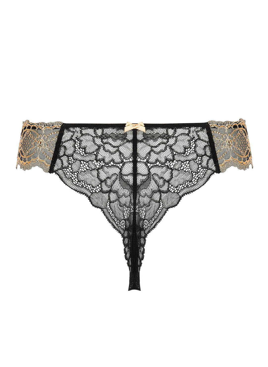 Sublime En Or Noir Eclat Thong