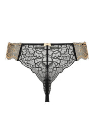 Sublime En Or Noir Eclat Thong