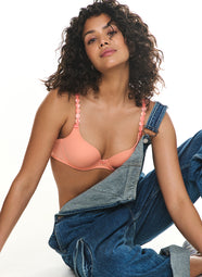 Tom Papaya Smoothie Padded Bra Heartshape