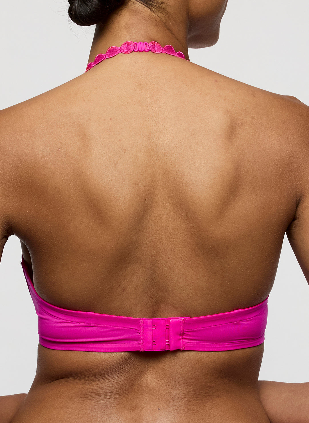 Tom Influencer Pink Padded Bra Heartshape