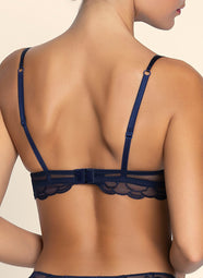 Eclat Couture Bleu Night Demi Cup Bra