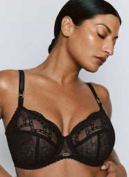 Naica Black Full Cup Bra