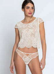 Bellissime Amour Ecru Nacre Top