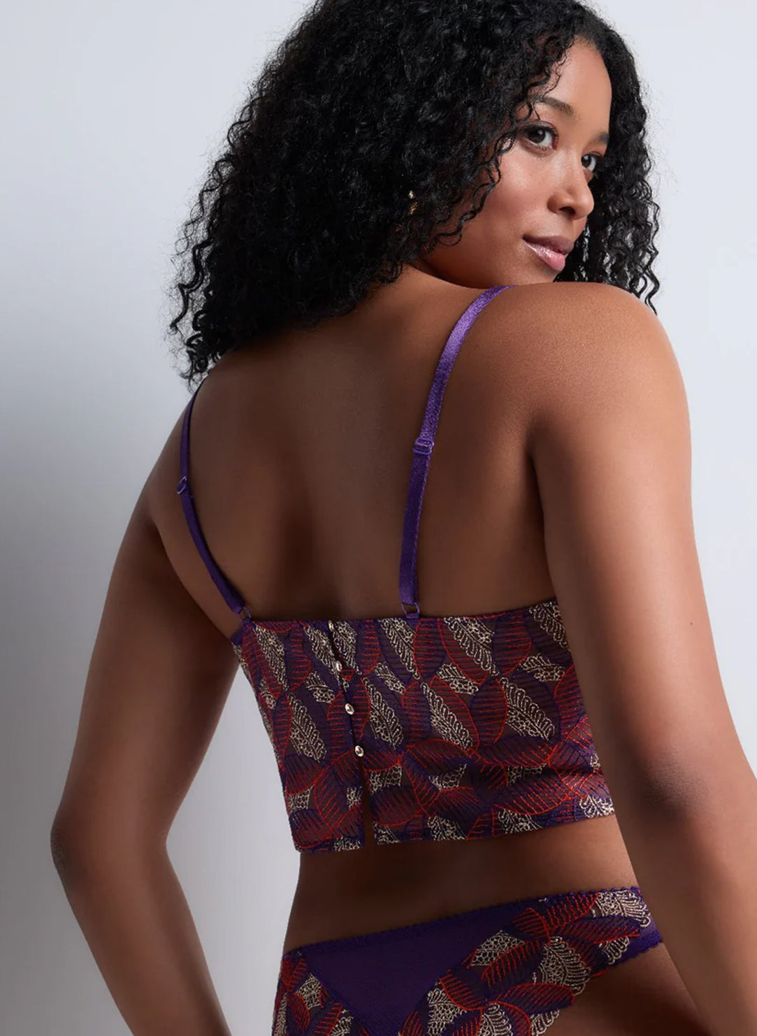Life Celebration Vivid Purple Crop Top