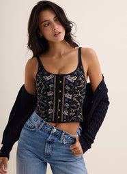 Midnight Opera Persian Blue Corset