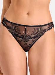 Aubade Amour Precieux Thong in Cosmic Blue