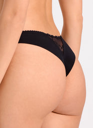 Aubade Amour Precieux Thong in Cosmic Blue