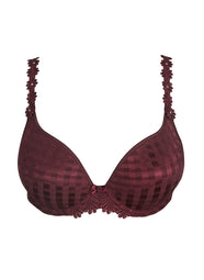 Daisy Wine Padded Bra Heartshape