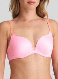 Tom Happy Pink Padded Bra Heartshape