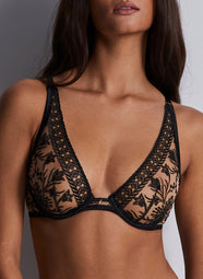 Magnetic Spell Mystere Triangle Plunge Bra