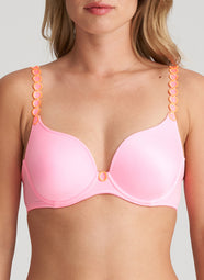 Tom Happy Pink Padded Bra Heartshape