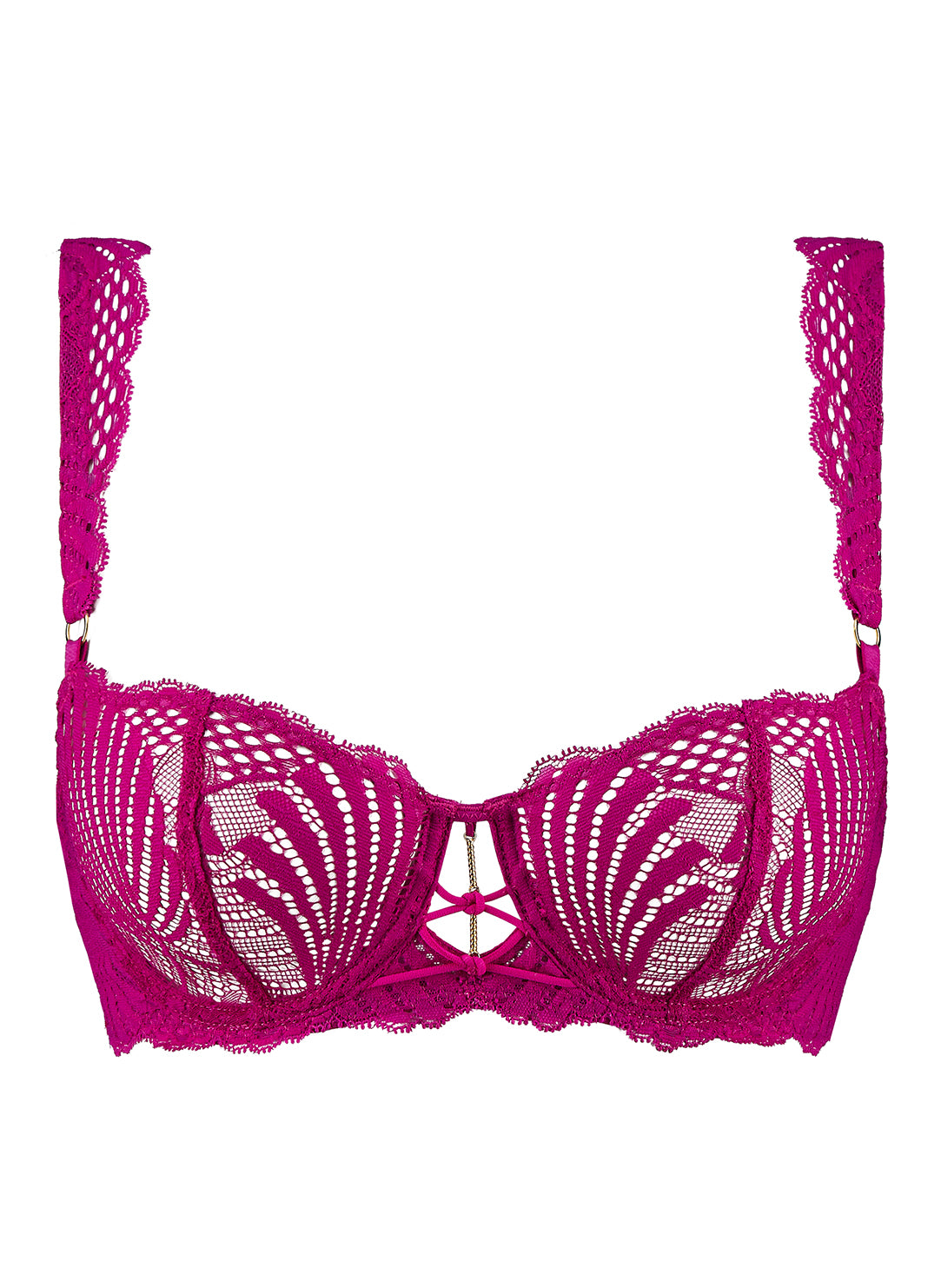 Rythm Of Desire Radiant Pink Demi Cup Bra