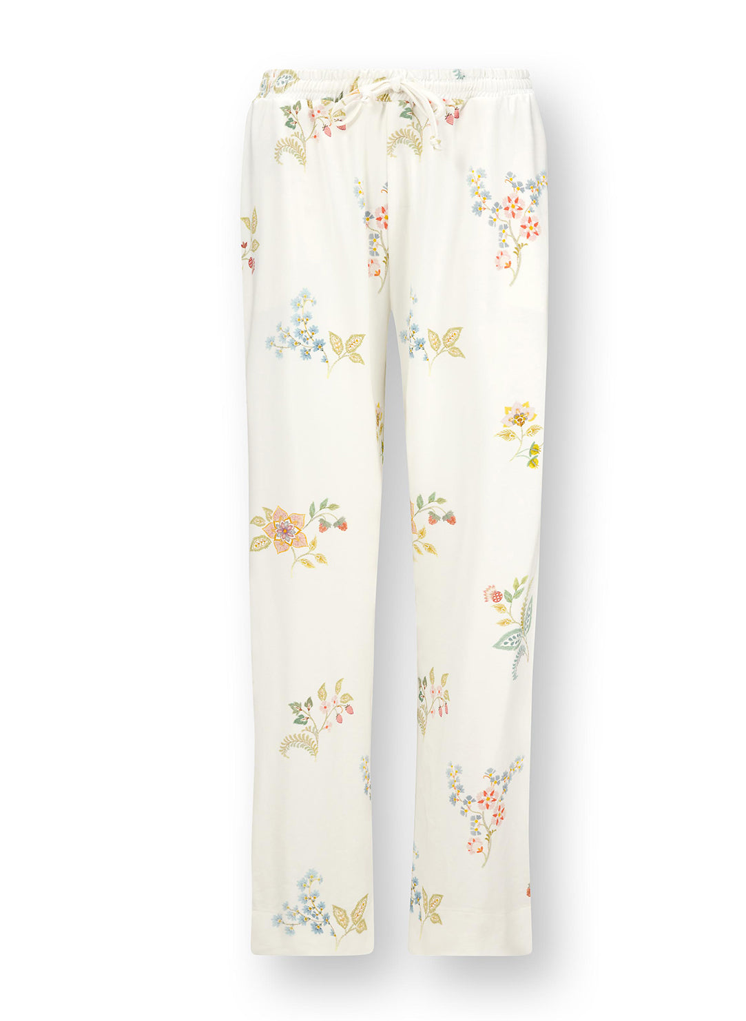 Blossom Chique White Belin Pajama Pant