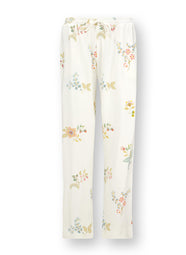 Blossom Chique White Belin Pajama Pant