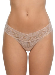 Hanky Panky Low Rise Thong in Chai
