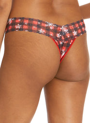 Hanky Panky Low Rise Thong in Home for the Holidays