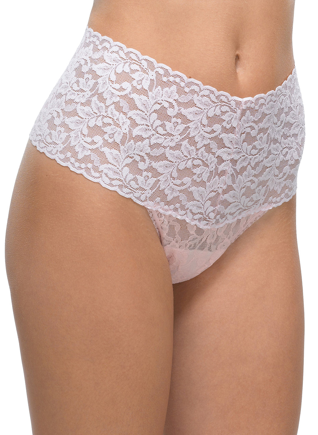 Hanky Panky Retro Thong in Bliss Pink
