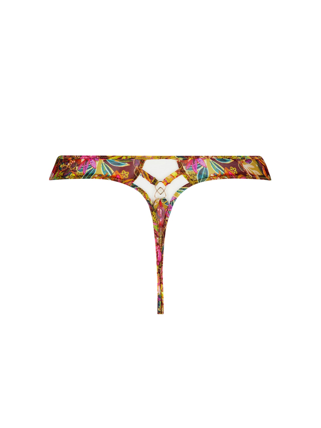 Danse Des Fleurs Fushia Vert Thong