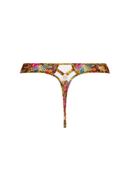 Danse Des Fleurs Fushia Vert Thong