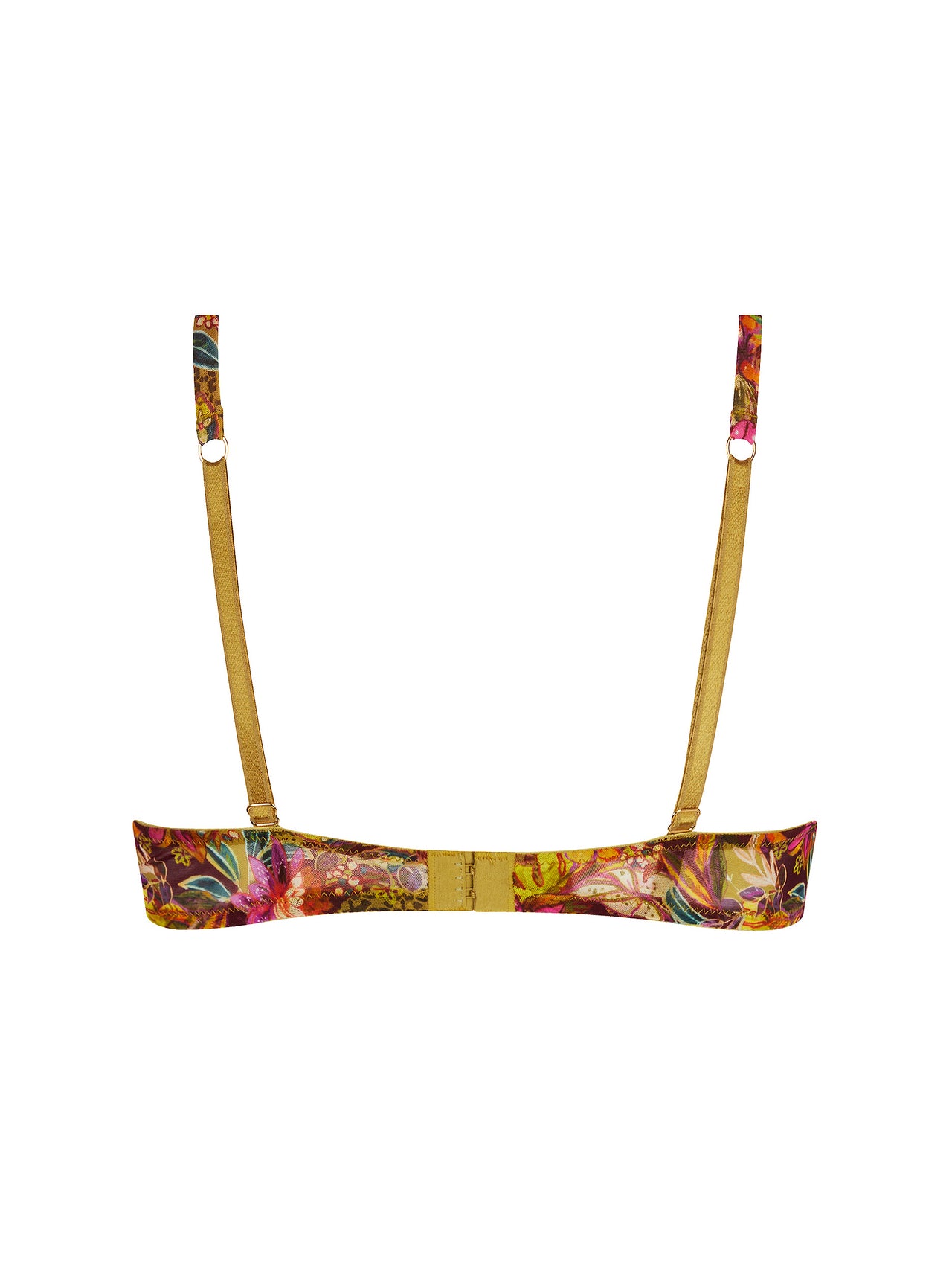 Danse Des Fleurs Fushia Vert Triangle Bra