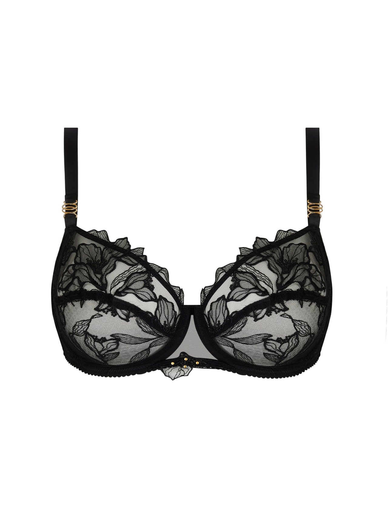 Desir Et Volupte Black Comfort Demi Cup Bra