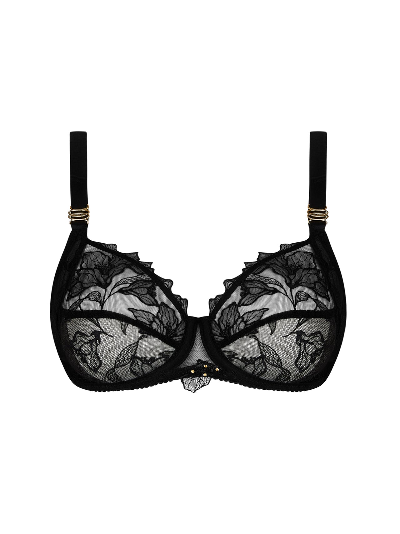 Desir Et Volupte Black 3 Parts Full Cup Bra