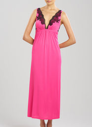 Natori Enchant Gown in Fiesta Pink
