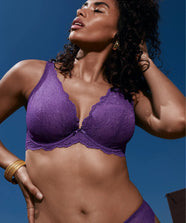 Danse Des Sens Spiced Plum Triangle Plunge Bra