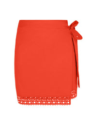 Ajourage Couture Orange Pareo Skirt