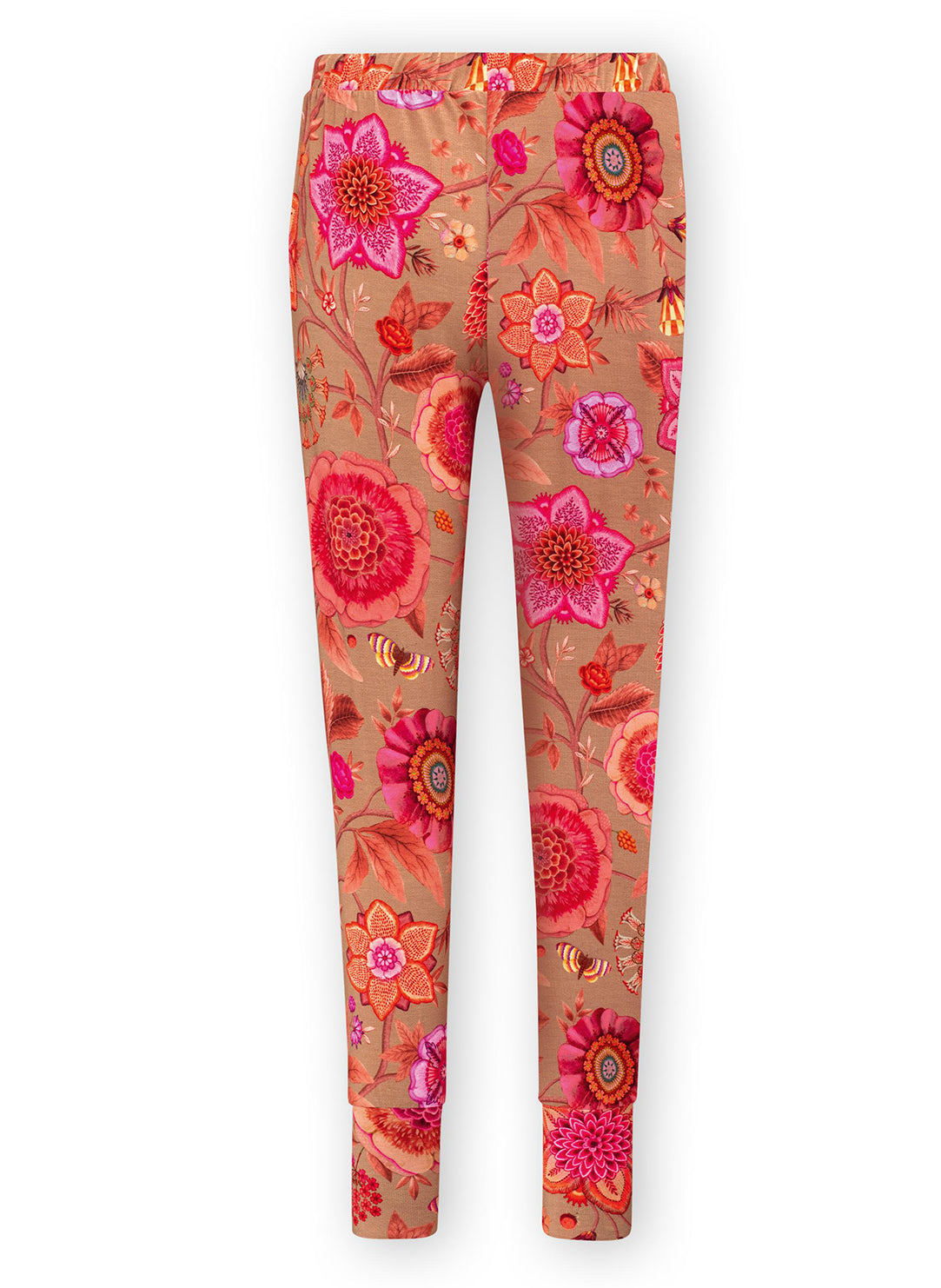 Viva las Flores Pink Bobien Cuffed Pajama Pant