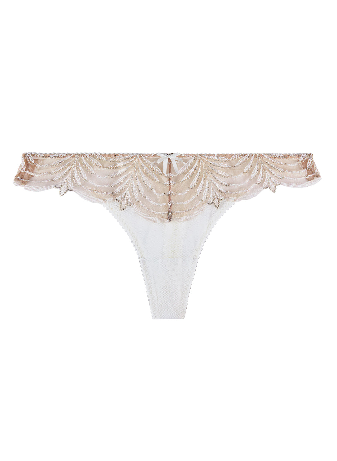 Hypnolove Gold Feather Thong