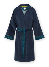 Naomi Dark Blue Short Robe