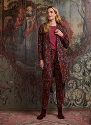 Ninny Red Short Kimono Robe