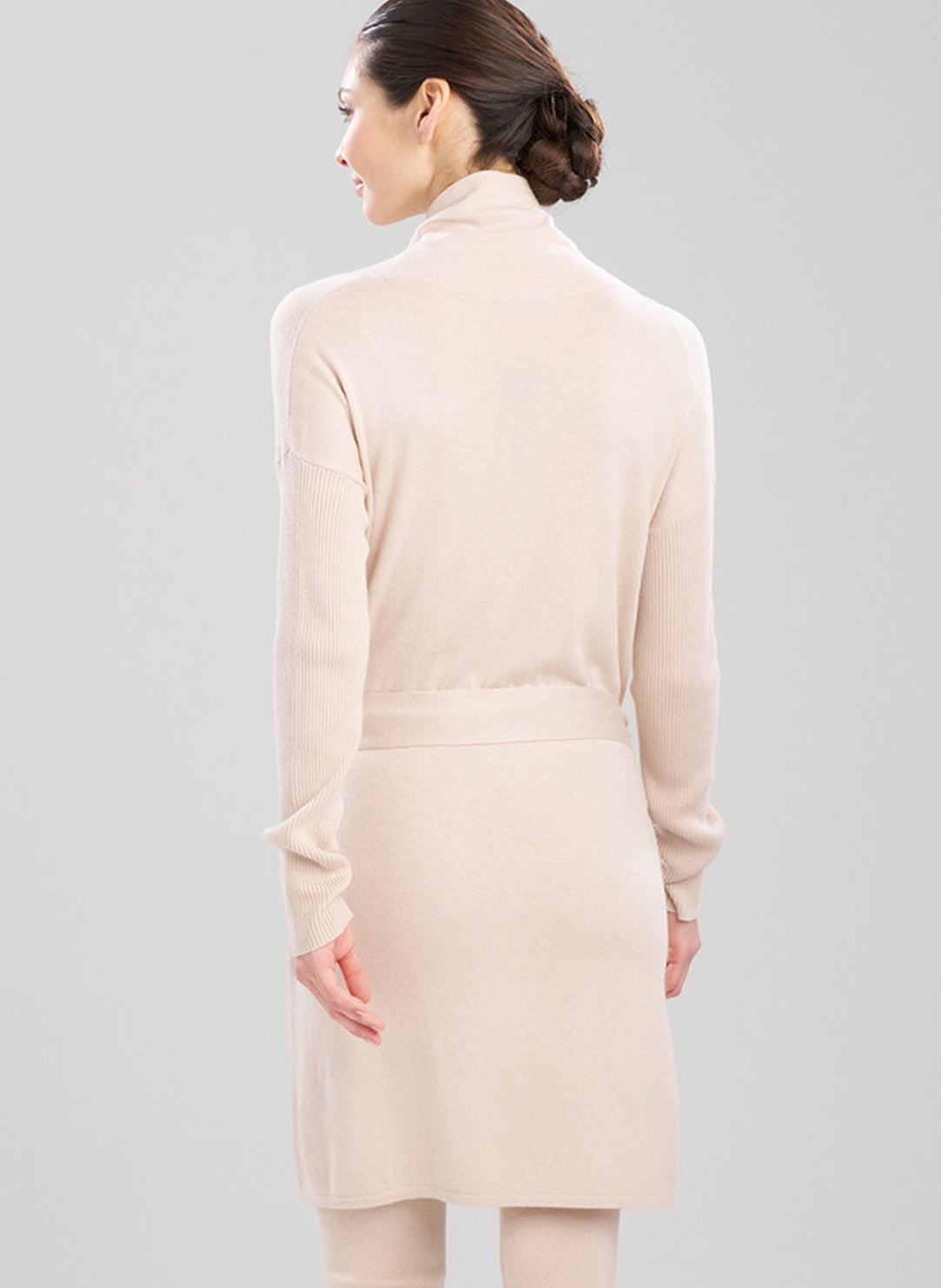 Indulge Sandstone Rib Cardigan