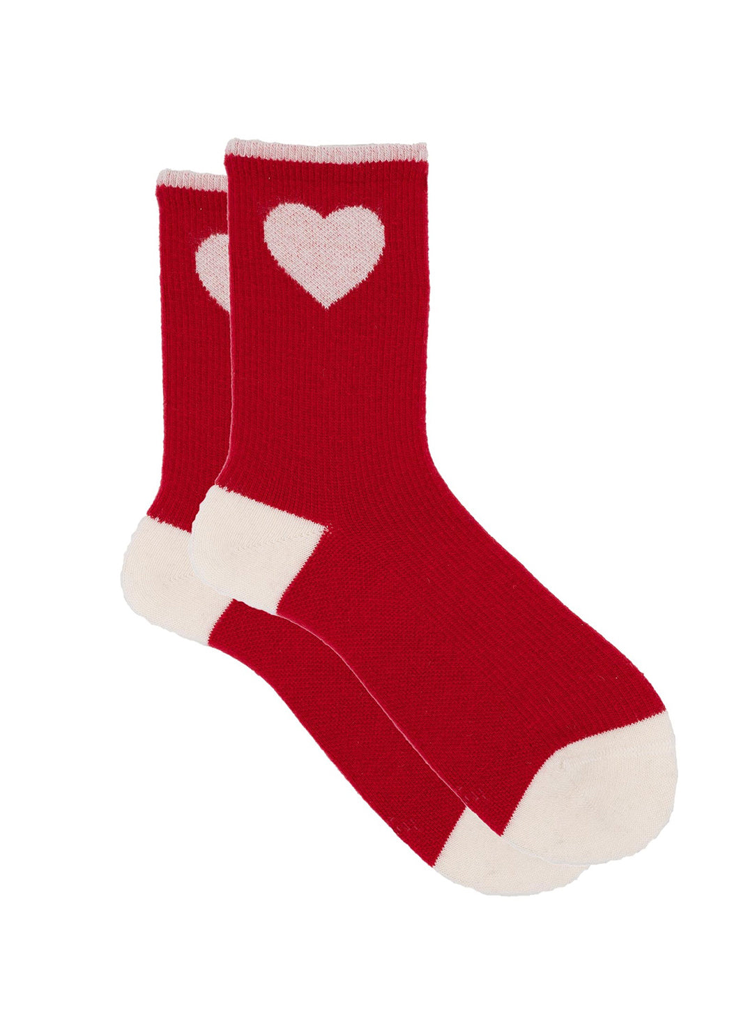 Hartie Red Cashmere Socks
