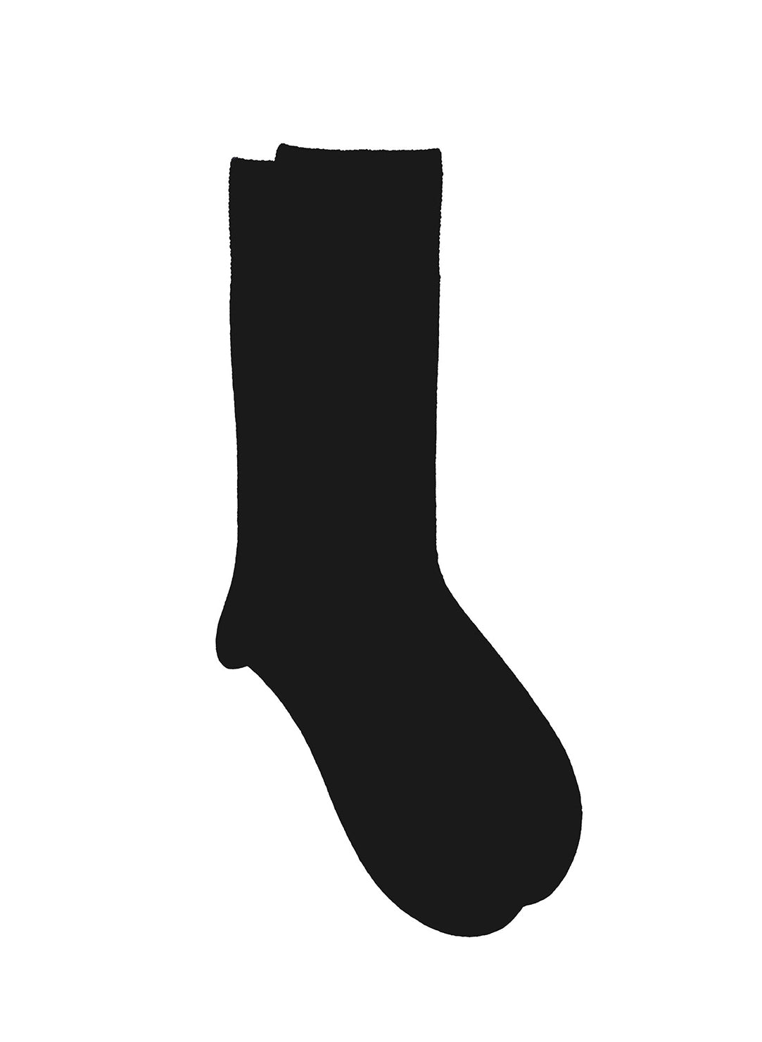 Nu-Novola Black Cashmere Socks