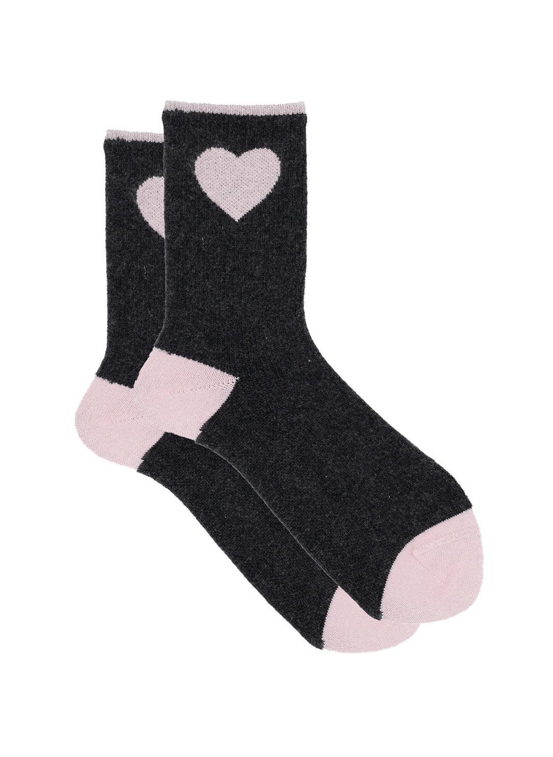 Hartie Charcoal Cashmere Socks