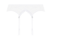 Source Beaute White Garter Belt