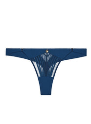 Sumptuous Waves Imperial Blue Thong