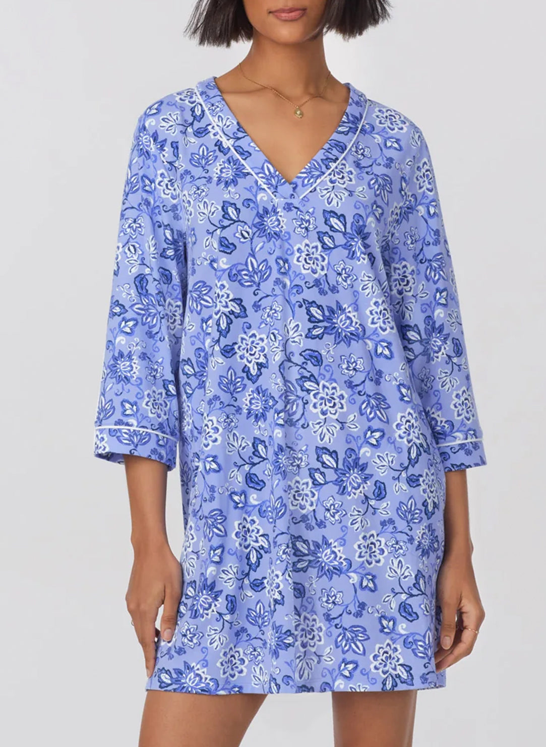 Blue Desert Flowers Blue Sleepshirt