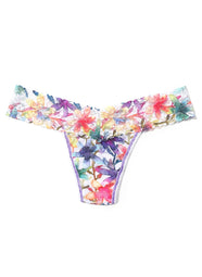 Signature Lace Still Blooming Printed Low Rise Thong