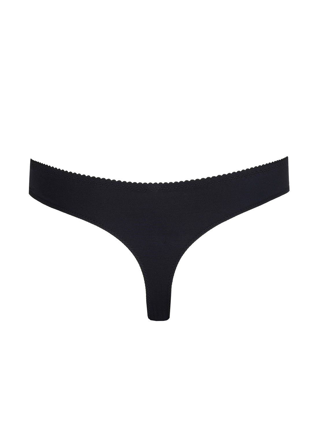 Deauville Velvet Blue Thong