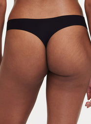 SoftStretch Black Thong